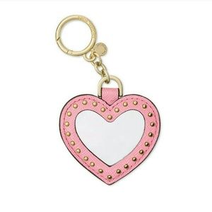michael kors heart keychain